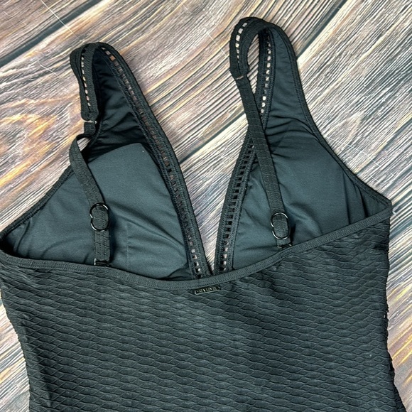 Sea Level Swim Black One Piece- Size 10 - Picture 6 of 14